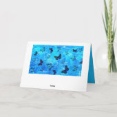 Blauer Schmetterling (Rückseite)