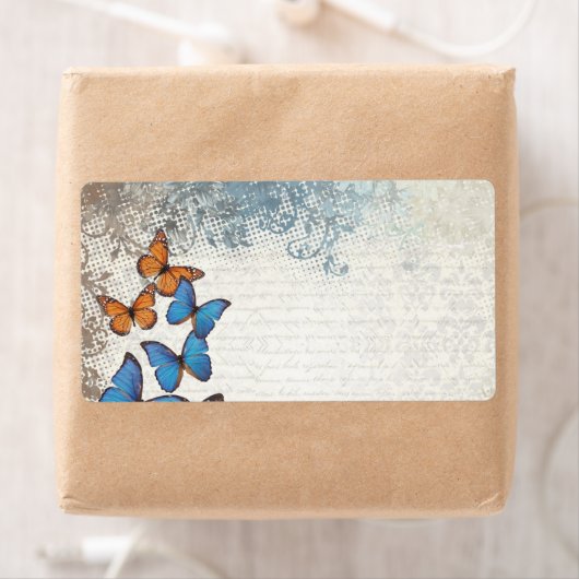 Blauer Schmetterling (Insitu)