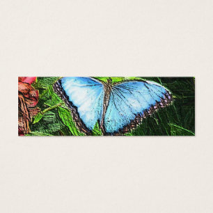 Blauer Schmetterling