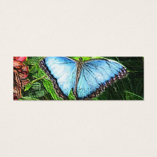 Blauer Schmetterling