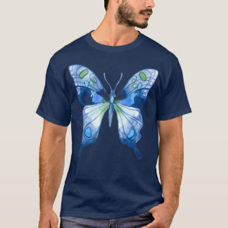 Blauer Schmetterling 2 T-Shirt