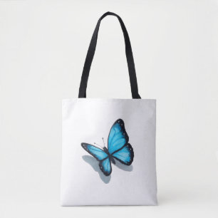 Blauer Schmetterling, 3D Blick, Tasche