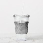 Blauer Schmetterling Acryltrinkbecher (Rückseite)