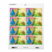 Blauer Schmetterling & Ant & Snail (Vorne)