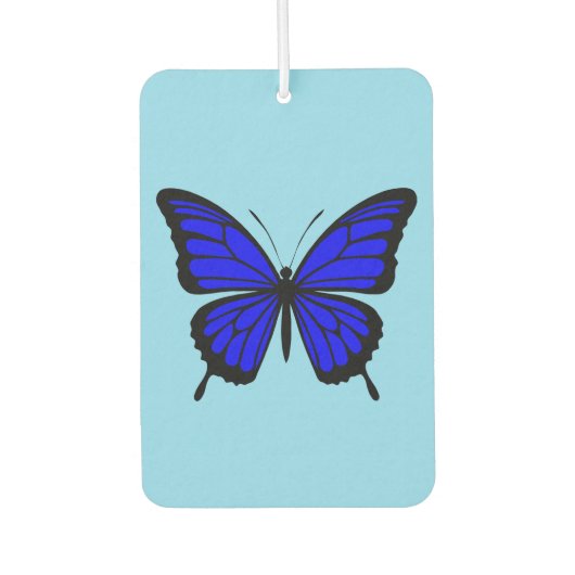 Blauer Schmetterling Autolufterfrischer (Vorderseite)