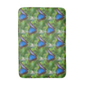 Blauer Schmetterling Badematte (Vorderseite Vertikal)
