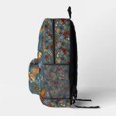 Blauer Schmetterling Bedruckter Rucksack (Rechts)