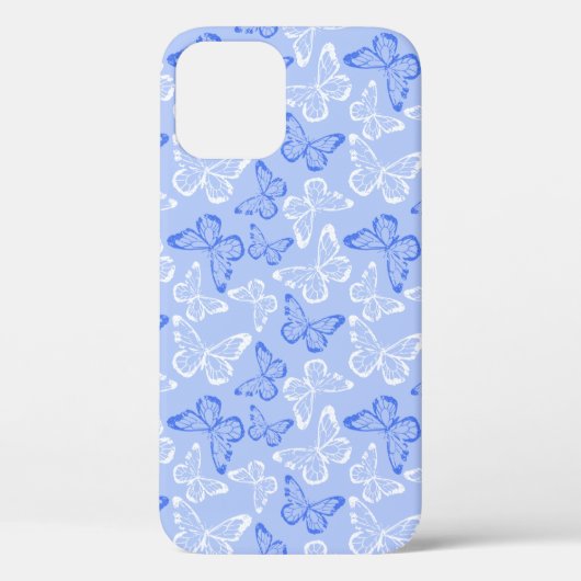 Blauer Schmetterling Case-Mate iPhone Hülle (Rückseite)