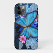 Blauer Schmetterling Case-Mate iPhone Hülle (Rückseite)