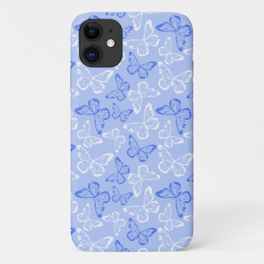Blauer Schmetterling Case-Mate iPhone Hülle (Rückseite)