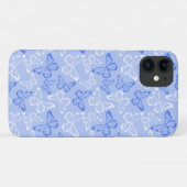 Blauer Schmetterling Case-Mate iPhone Hülle (Rückseite (Horizontal))