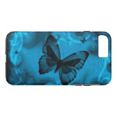 Blauer Schmetterling Case-Mate iPhone Hülle (Rückseite (Horizontal))