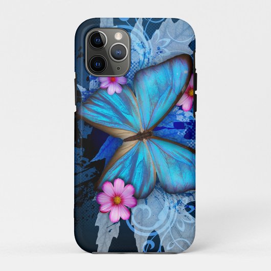 Blauer Schmetterling Case-Mate iPhone Hülle