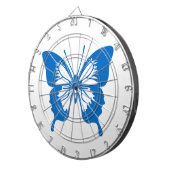 Blauer Schmetterling Dartscheibe (Vorderseite rechts)