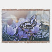 Blauer Schmetterling Decke (Vorderseite)