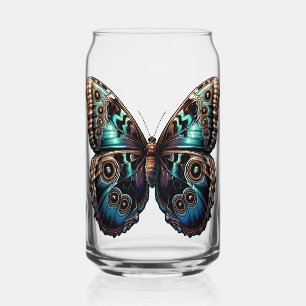 Blauer Schmetterling Dosenglas
