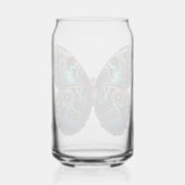 Blauer Schmetterling Dosenglas (Rückseite)