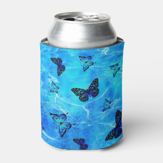 Blauer Schmetterling Dosenkühler (Kanne Vorderseite)