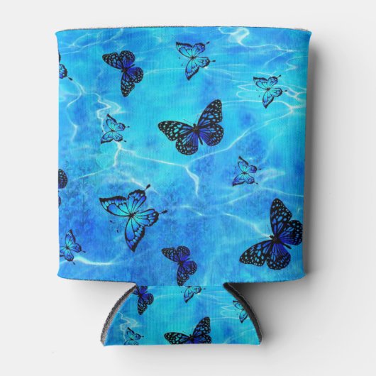 Blauer Schmetterling Dosenkühler (Vorderseite)