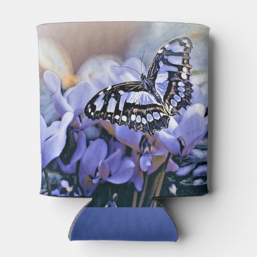 Blauer Schmetterling Dosenkühler (Rückseite)