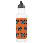 Blauer Schmetterling Edelstahlflasche (Rechts)