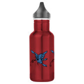 Blauer Schmetterling Edelstahlflasche (Links)
