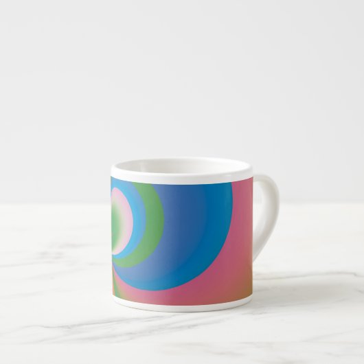 Blauer Schmetterling Espressotasse (Vorderseite Rechts)