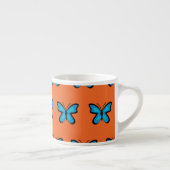 Blauer Schmetterling Espressotasse (Rechts)
