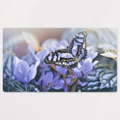 Blauer Schmetterling Etiketten (Design 2)