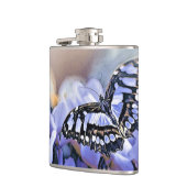 Blauer Schmetterling Flachmann (Links)