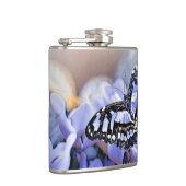 Blauer Schmetterling Flachmann (Rechts)