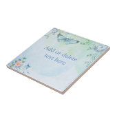 Blauer Schmetterling Fliese (Seite)