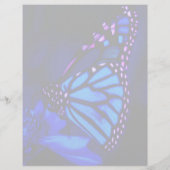 Blauer Schmetterling Flyer (Hinten)