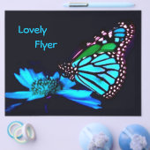 Blauer Schmetterling Flyer (Einzeln)