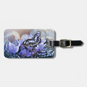 Blauer Schmetterling Gepäckanhänger