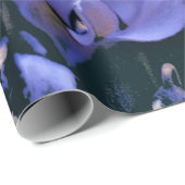 Blauer Schmetterling Geschenkpapier (Rolleneckpunkt)