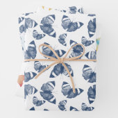 Blauer Schmetterling Geschenkpapier Set (Beispiel)