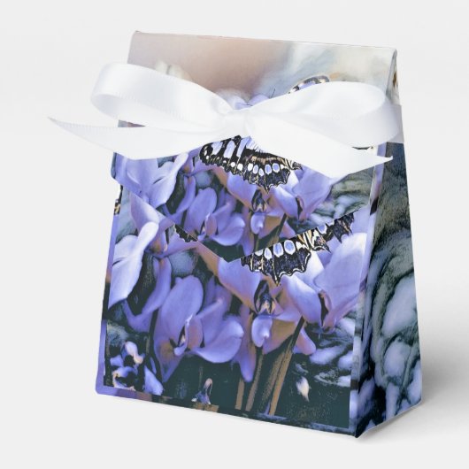 Blauer Schmetterling Geschenkschachtel (Vorderseite)