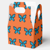 Blauer Schmetterling Geschenkschachtel (Geöffnet)