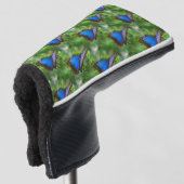 Blauer Schmetterling Golf Headcover (3/4 Vorderseite)