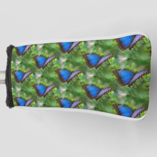 Blauer Schmetterling Golf Headcover (Vorderseite)