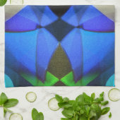 Blauer Schmetterling Handtuch (Gefaltet)