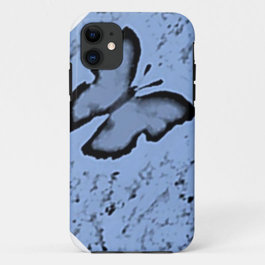 Blauer Schmetterling iPhone 5 Kasten Case-Mate iPhone Hülle (Rückseite)