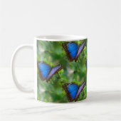 Blauer Schmetterling Kaffeetasse (Links)