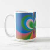 Blauer Schmetterling Kaffeetasse (Links)