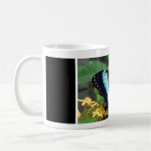 Blauer Schmetterling Kaffeetasse (Links)