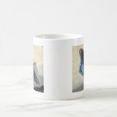 Blauer Schmetterling Kaffeetasse (Mittel)