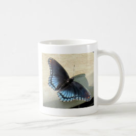 Blauer Schmetterling Kaffeetasse