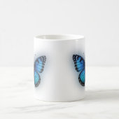 Blauer Schmetterling Kaffeetasse (Mittel)
