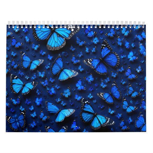 blauer Schmetterling Kalender (Titelbild)